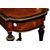 French Louis XVI style vanity in ebony and burr elm wood, richly inlaid