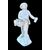 Four popular white porcelain figures, Ginori Doccia manufacture.
