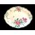 Majolica plate with rose decoration. Finck Manufacture. Bologna.