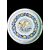 Majolica plate with a roundel depicting a hare. Vietri manufacture.