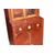 French small cabinet with display case and Empire style writing desk from the first half of the 1800s