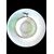 Majolica serving plate/cutting board with plant motifs and playing card decoration. Pavia.