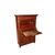 French Empire style secretaire in mahogany and mahogany feather, 19th century