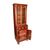 French small cabinet with display case and Empire style writing desk from the first half of the 1800s