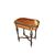 French Louis XVI style vanity in ebony and burr elm wood, richly inlaid