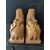 Spettacolare coppia di Leoni stile gotico, portalume - Venezia - 37x13 cm