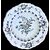 Large majolica basin with floral decoration. Antonibon manufacture, Nove di Bassano.
