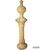 Lampada a colonna francese in marmo