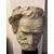 Head of Giuseppe Verdi in white marble