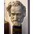 Head of Giuseppe Verdi in white marble