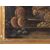 Pair of antique Italian oil on canvas paintings from the 1800s "Still Life"