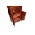 French small cabinet with display case and Empire style writing desk from the first half of the 1800s