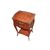 French bedside table from the second half of the 19th century, Louis XV style, in bois de rose
