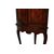 Early 19th-century French double-bodied corner cabinet in Louis XV style walnut wood