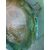 Submerged glass duck with gold leaf inclusions. LIP Murano signature.