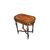 French Louis XVI style vanity in ebony and burr elm wood, richly inlaid