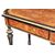 French Louis XVI style vanity in ebony and burr elm wood, richly inlaid