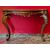 Venetian console table in walnut wood