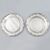 Pair of Queen Victoria sterling silver plates, Paul Storr, London, 1838
