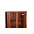 French small cabinet with display case and Empire style writing desk from the first half of the 1800s