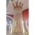 LARGE MID-19TH CENTURY GILDED BRONZE AND CRYSTAL BASKET CHANDELIER