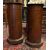 ARM251 - Pair of walnut cylinder bedside tables, 19th century, dimensions diameter cm 40 x H 90