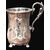 Silver tankard on four feet. Sheffield City hallmark, 1858.