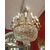 LARGE MID-19TH CENTURY GILDED BRONZE AND CRYSTAL BASKET CHANDELIER