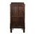 Showcase veneered in various woods. France, late 19th century.