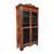 Showcase veneered in various woods. France, late 19th century.