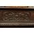 PANC166 - Cassapanca in noce, con piedi a zampa di leone, epoca '500, misure cm L 155 x H 57 x P 60