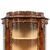 Showcase veneered in various woods. France, late 19th century.