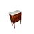 French Louis XVI style bedside table from the 1700s with marble top