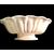 Majolica cup-basin decorated with a female figure and vegetal motifs. Levantino manufacture. Albisola.
