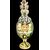 Majolica pouring vase with historical decoration. Minghetti, Bologna.