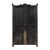 Showcase veneered in various woods. France, late 19th century.