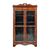 Showcase veneered in various woods. France, late 19th century.