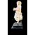 Polychrome wooden sculpture depicting the baby Jesus.