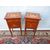 COPY OF LOUIS XVI STYLE INLAID NIGHTSTANDS, LATE 19TH CENTURY, PIEDMONT, cm L42xP33xH86