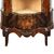Showcase veneered in various woods. France, late 19th century.