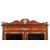 Showcase veneered in various woods. France, late 19th century.