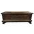 PANC166 - Cassapanca in noce, con piedi a zampa di leone, epoca '500, misure cm L 155 x H 57 x P 60