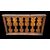 Solid wood balustrade railing.