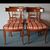 Six 19th century chairs from Lucca