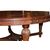Large early 1800s French Louis XVI style mahogany table, 2 meters in diameter.