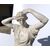 Pair of scagliola sculptures - Roman figures. Italian manufacture, 19th century.