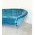 Curved velvet sofa - 1950