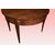 Italian Louis XVI style extendable circular table in walnut, extendable to 3 meters, early 1800s.