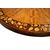 Early 1800s English fixed circular table in birch and rosewood with beautiful inlays