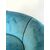 Curved velvet sofa - 1950